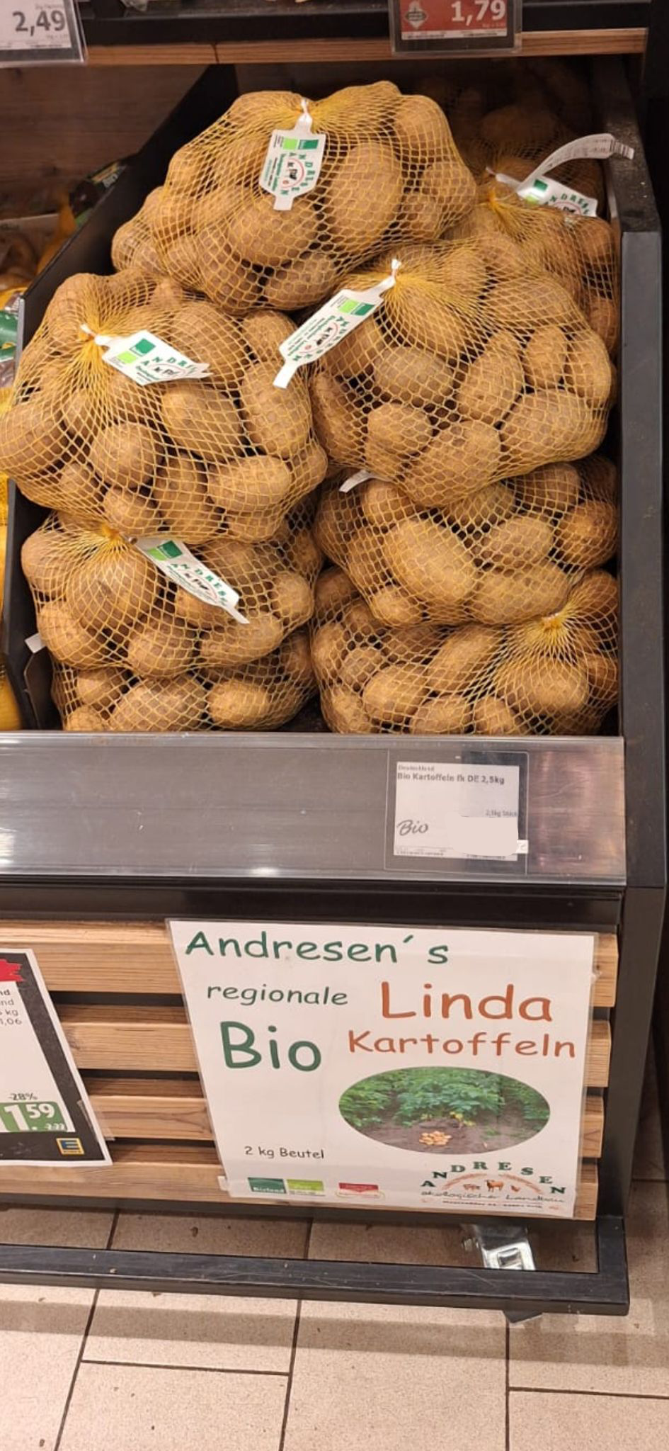 E Hetzel Lieferant Biolandhof Andresen Kartoffeln