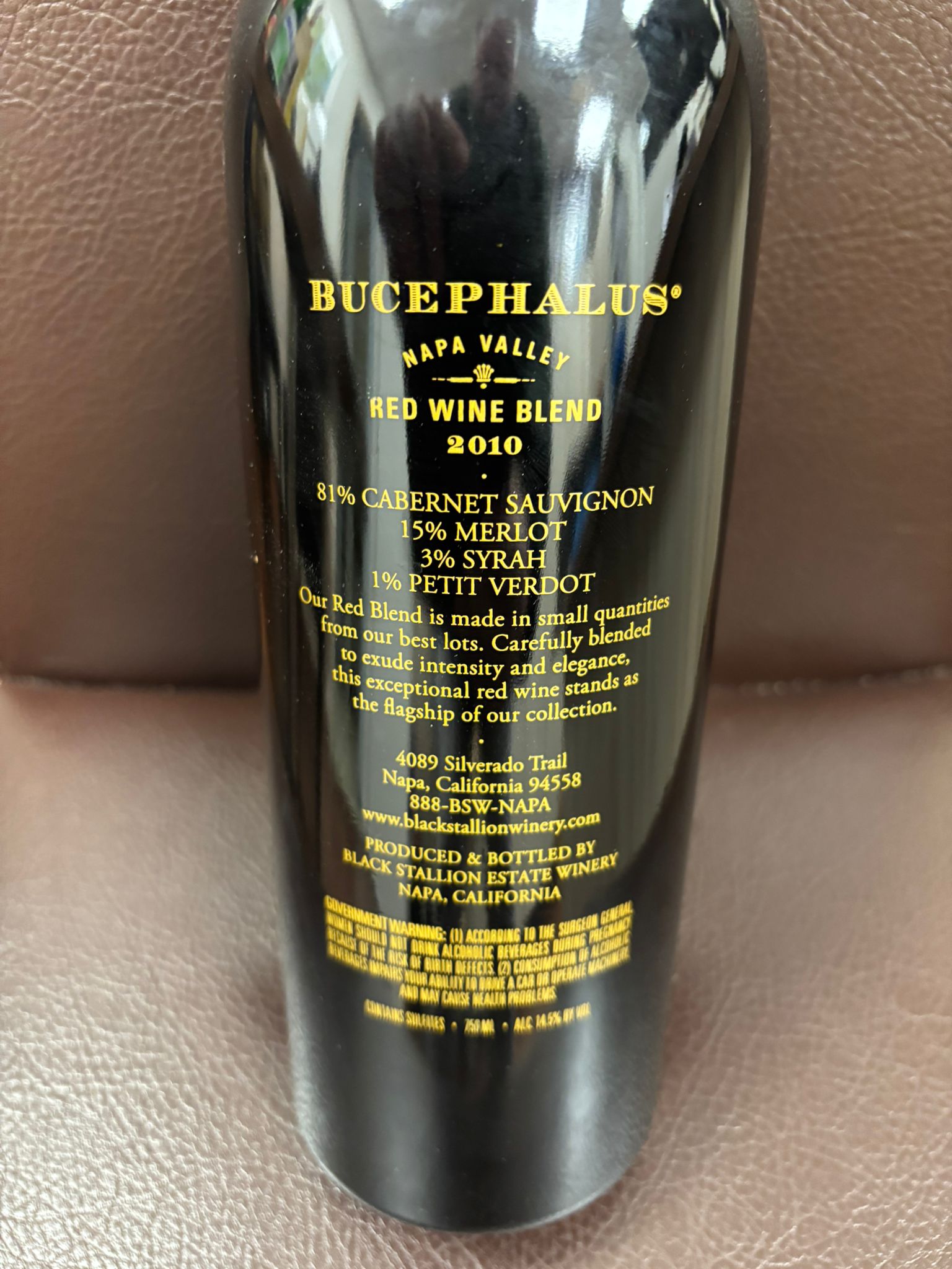 E Hetzel Lieferant Blackstallion Bucephlaus Vintage 2010 (3)