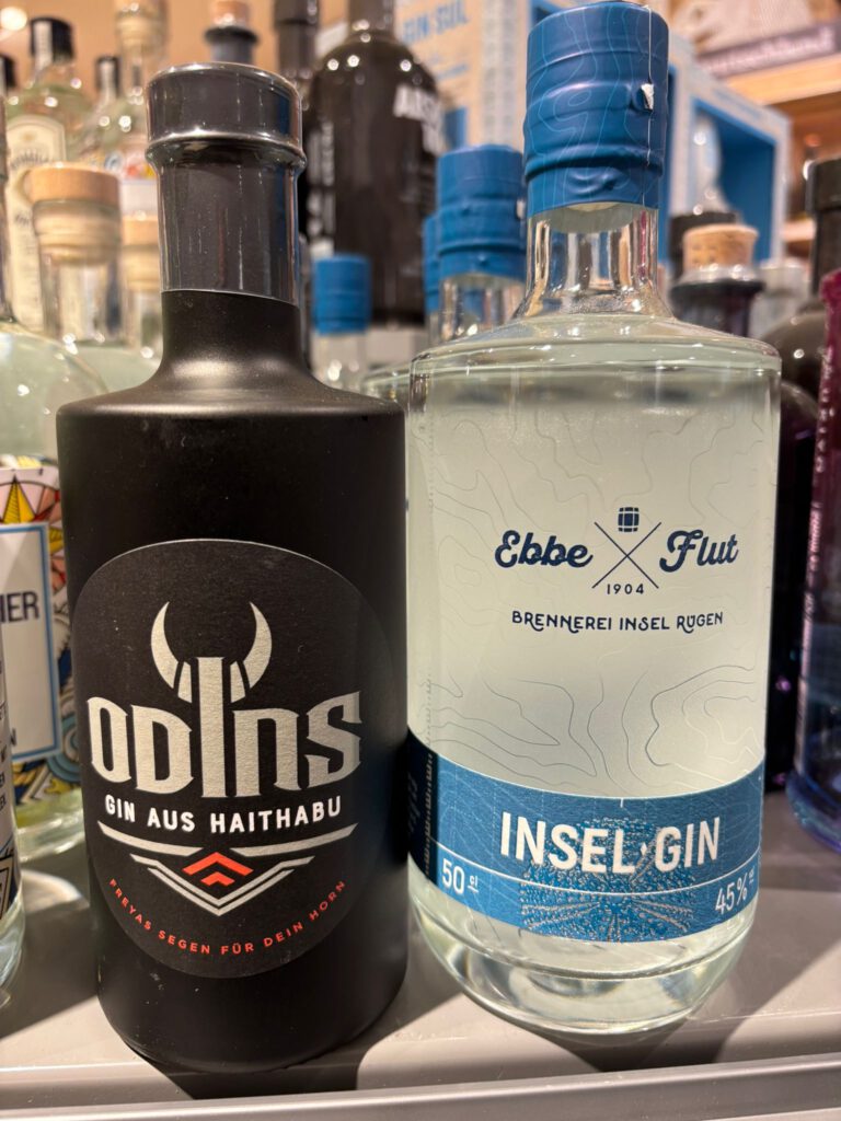 E Hetzel Lieferant Odins Gin Flasche