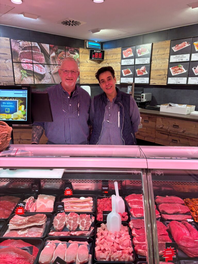 E EHtzel Fleischerei H Merkle F Volbrecht