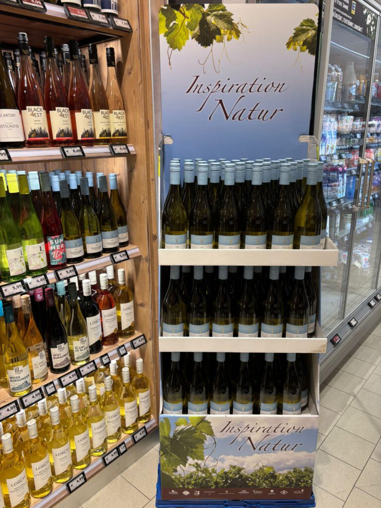 E Hetzel Lieferant Ruppertsberger Weinkeller Aufsteller